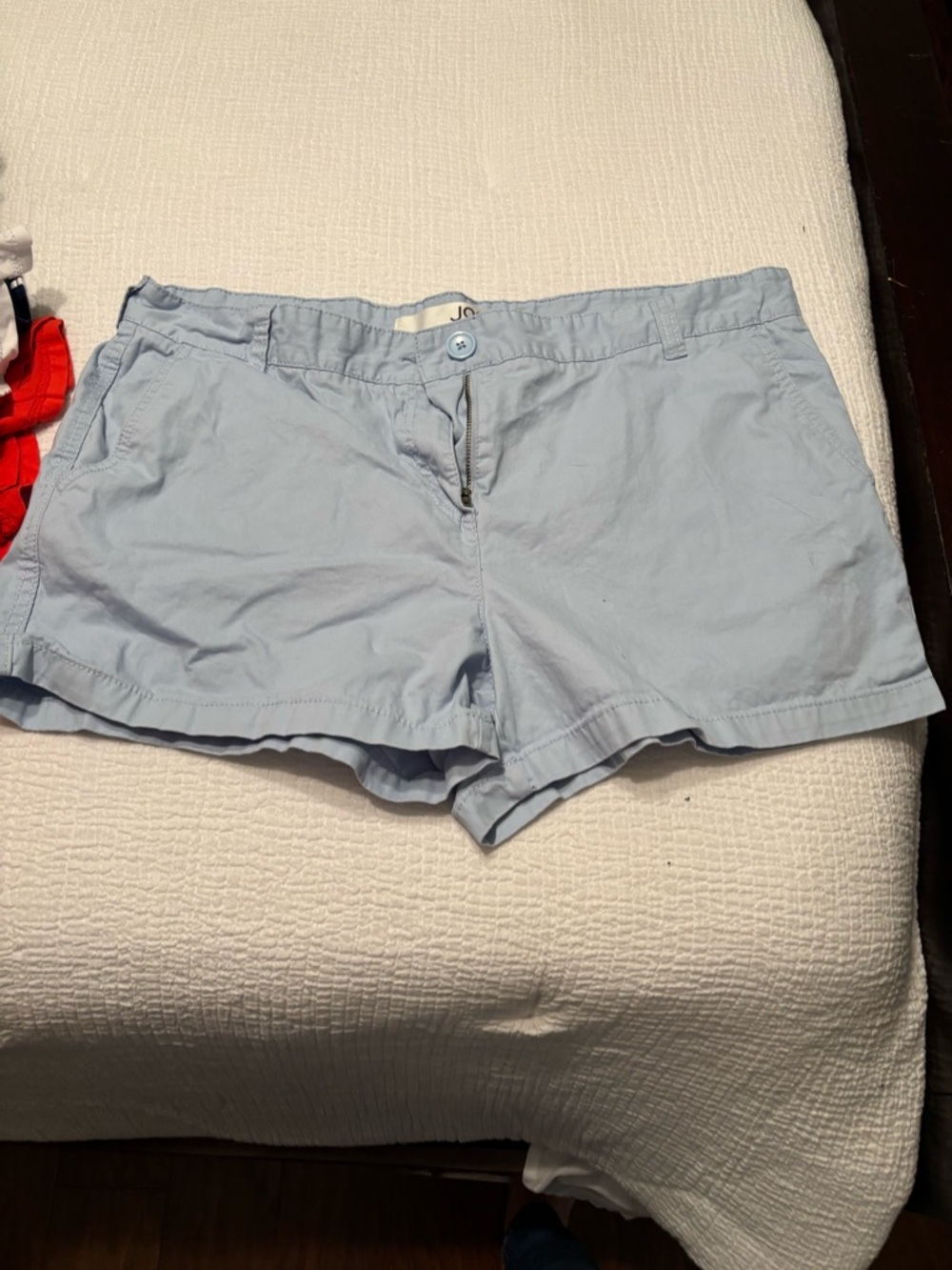 Light Blue Women's Casual Chino Shorts